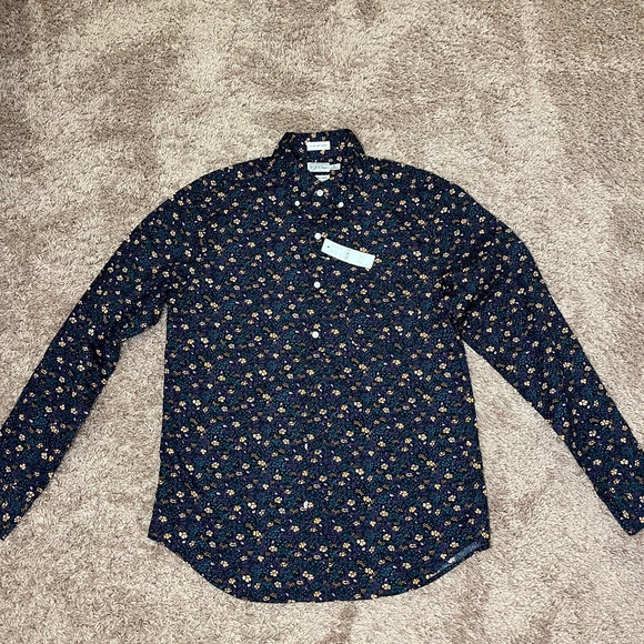 NWT J.Crew 100s 2 Ply Yarns Secret Wash Shirting Slim Size Small - Picture 9 of 10